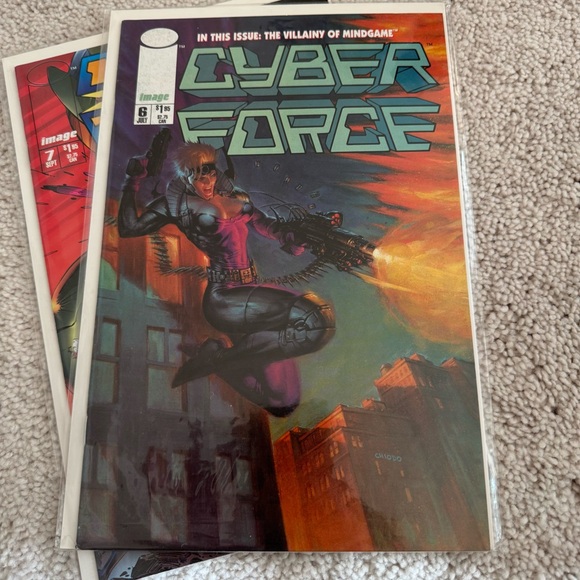 Cyber Force Comic Books Issues #1-7 - Picture 7 of 8